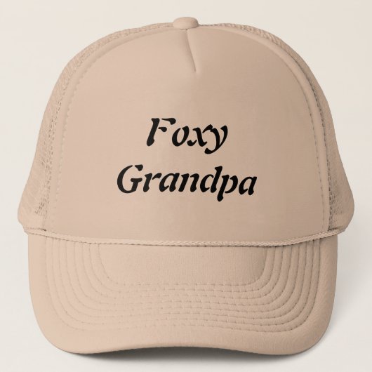 Foxy Grandpa Trucker Pet (Voorkant)