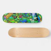 Foxy Green Persoonlijk Skateboard (Horizontaal)