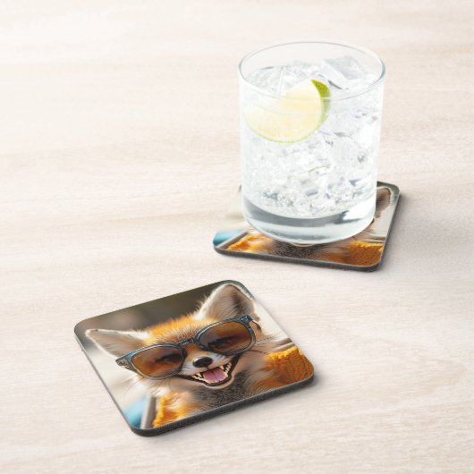 Foxy-Grin Bier Onderzetter (Rechterzijde)