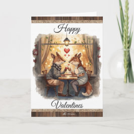 Foxy - Happy Valentines Card Kaart