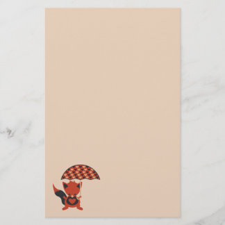 Foxy Hearts Briefpapier