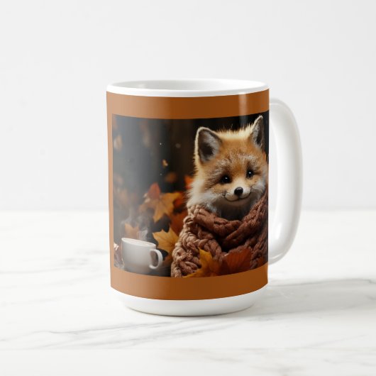 Foxy Herfst Koffiemok (Voorkant rechts)