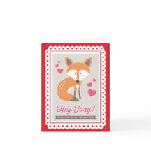 Foxy Hey! door de Gevouwen Kaart van het Print van