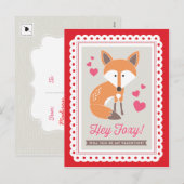 Foxy Hey! door het Briefkaart van Valentijn van (Voorkant / Achterkant)