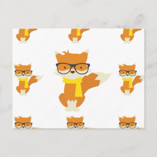 Foxy Hipster Briefkaart