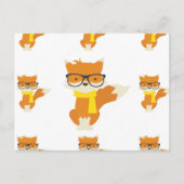 Foxy Hipster Briefkaart (Voorkant)