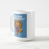 Foxy in het Paars Koffiemok (Voorkant links)
