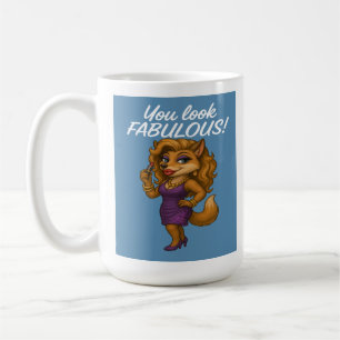 Foxy in het Paars Koffiemok