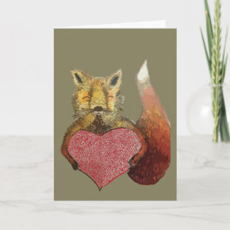 Foxy in Love kaart
