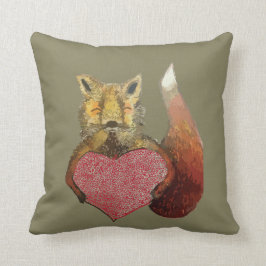 Foxy in Love-kussen Kussen