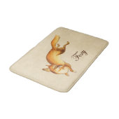 "Foxy" —  Japanse schets van vossen Badmat (Gekanteld)