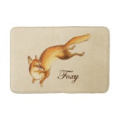 "Foxy" — Japanse schets van vossen Badmat (Voorkant)