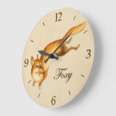 "Foxy" —  Japanse schets van vossen Grote Klok (Hoek)