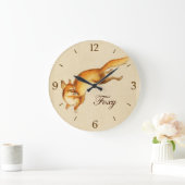 "Foxy" —  Japanse schets van vossen Grote Klok (Huis)