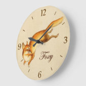 "Foxy" —  Japanse schets van vossen Grote Klok (Hoek)