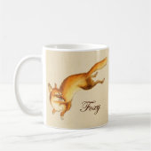 "Foxy" —  Japanse schets van vossen Koffiemok (Links)