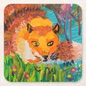 Foxy Kartonnen Onderzetters (Voorkant)