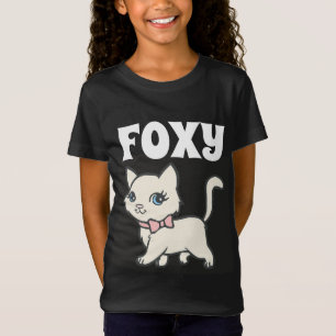 FOXY KITTEN CAT VROUWENS T-SHIRTS