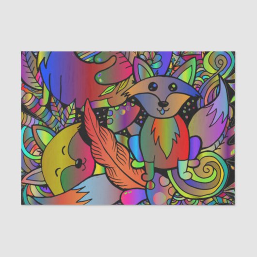 Foxy krijgen tissuepapier (Voorkant)