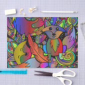 Foxy krijgen tissuepapier (Craft)