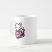 Foxy Ladies Bowling Team Logo Koffiemok (Voorkant links)