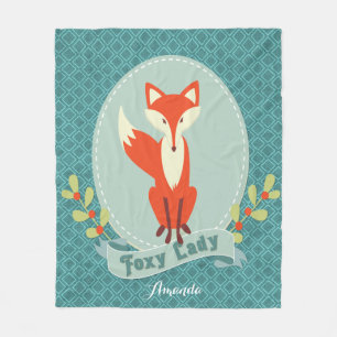 Foxy Lady Argyle Fleece Deken
