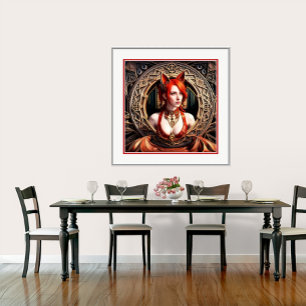 Foxy Lady Art Print