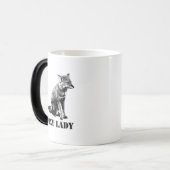 Foxy lady concept illustratie magische mok (Voorkant links)