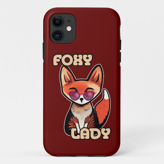 Foxy Lady | Cute Fox Case-Mate iPhone Case (Achterkant)