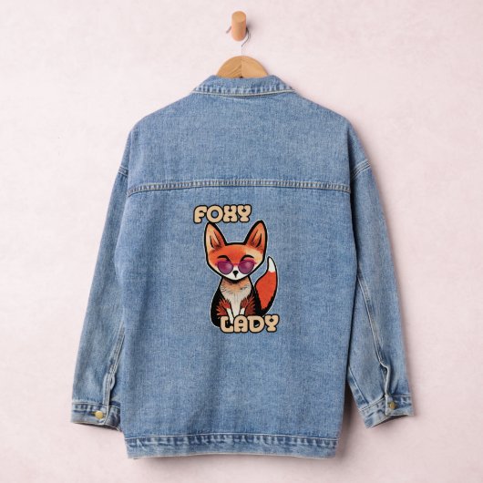 Foxy Lady | Cute Fox Denim Jacket (Hangar)