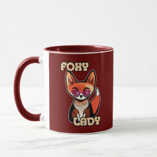Foxy Lady   Cute Fox Mok