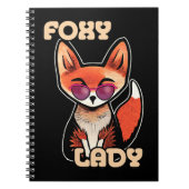 Foxy Lady | Cute Fox Notitieboek (Voorkant)