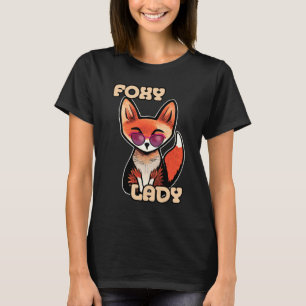 Foxy Lady   Cute Fox T-shirt