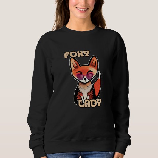 Foxy Lady | Cute Fox Trui (Voorkant)