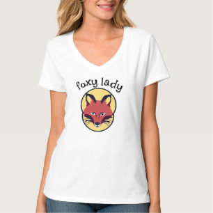 Foxy Lady Face T-shirt