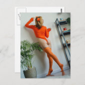 Foxy Lady, foto-briefkaart Briefkaart (Voorkant / Achterkant)