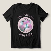 Foxy Lady | Fox Couple Kissing Valentijnse  Zwart