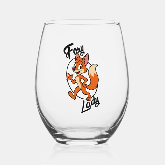 Foxy Lady Glas (Voorkant)