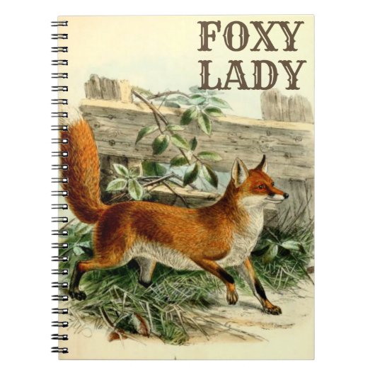 FOXY LADY NOTITIEBOEK (Voorkant)