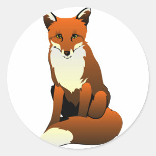 Foxy Lady Ronde Sticker