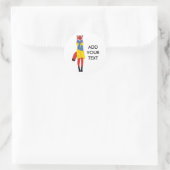 Foxy Lady Ronde Sticker (Tas)