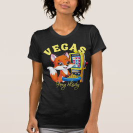 Foxy Lady speelt casino gokkast in Las Vegas T-shirt