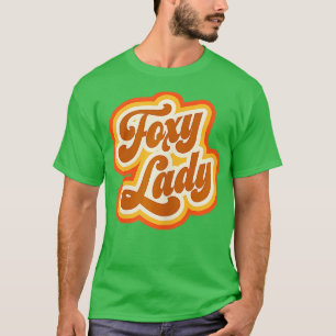 FOXY LADY  Vintage 1970 Klassiek T-shirt