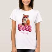 Foxy Lady Vrouwen Bella Flowy T-shirt (Voorkant)