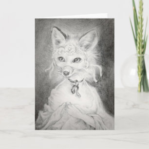 Foxy Lady Wenskaart Kaart