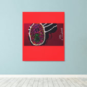 Foxy Ladybug Bride Canvas Afdruk (Insitu (Houten vloer))