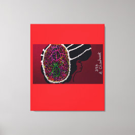 Foxy Ladybug Bride Canvas Afdruk