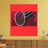 Foxy Ladybug Bride Canvas Afdruk (Insitu (Woonkamer))
