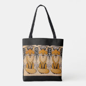Foxy Large Tote Bag (Achterkant)