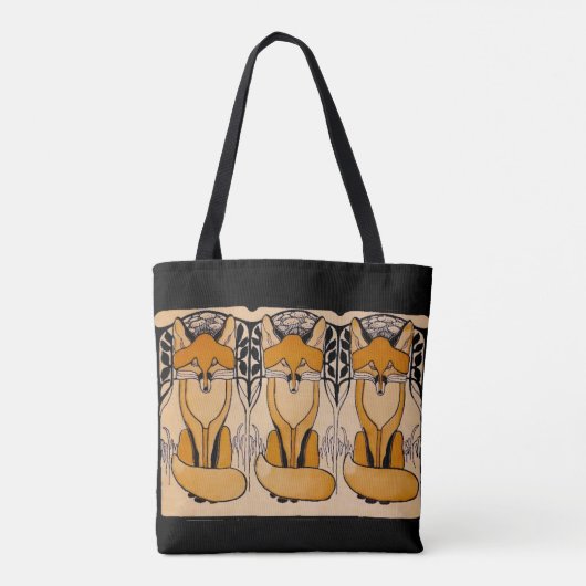Foxy Large Tote Bag (Achterkant)